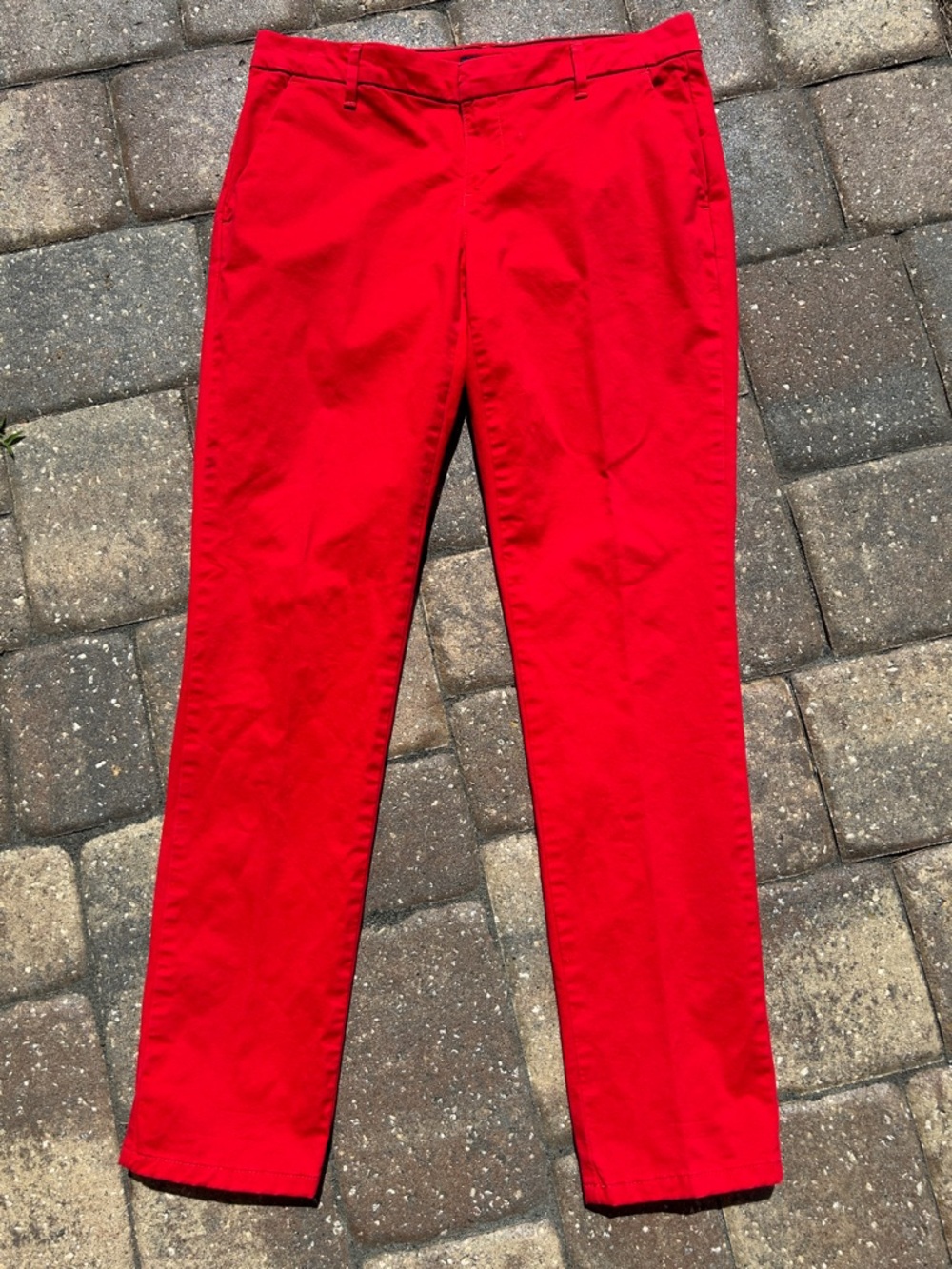 Tommy Hilfiger Slim Fit Red Chino Pants Size 4